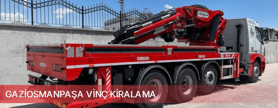 Gaziosmanpaşa İlçemi Vinç Kiralama